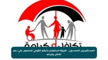 المستفيدون المحددون.. طريقة استعلام بالرقم القومي للحصول على دعم تكافل وكرامة